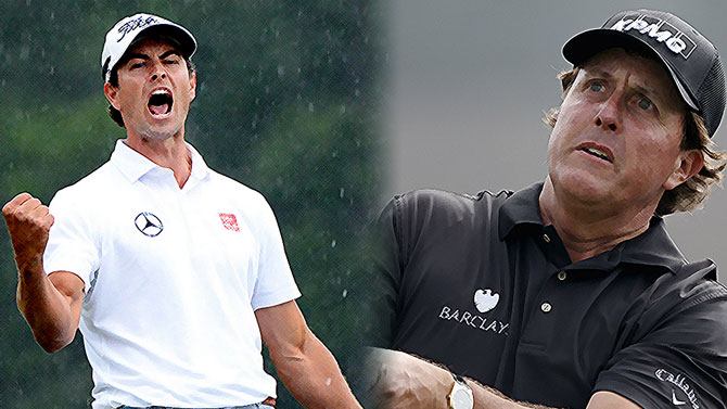 Adam Scott y Phil Mickelson, dos candidatos.